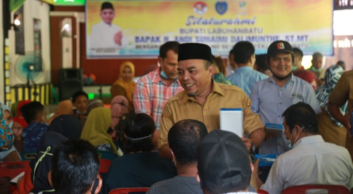 Bupati Labuhanbatu Jalin Silaturahmi Bersama TKSK dan E- Warung Se-Labuhanbatu