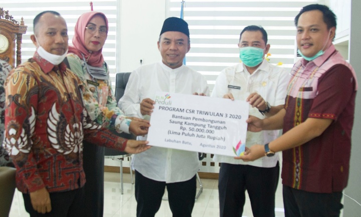 Pemkab Labuhanbatu Terima CSR Dari PT.PLN