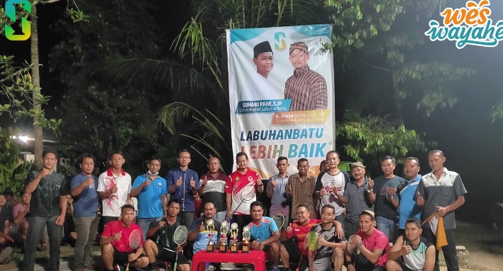Irwan Indra- Arif Tekuk Radid dan Imam di Laga Ekspebisi Badminton Cup