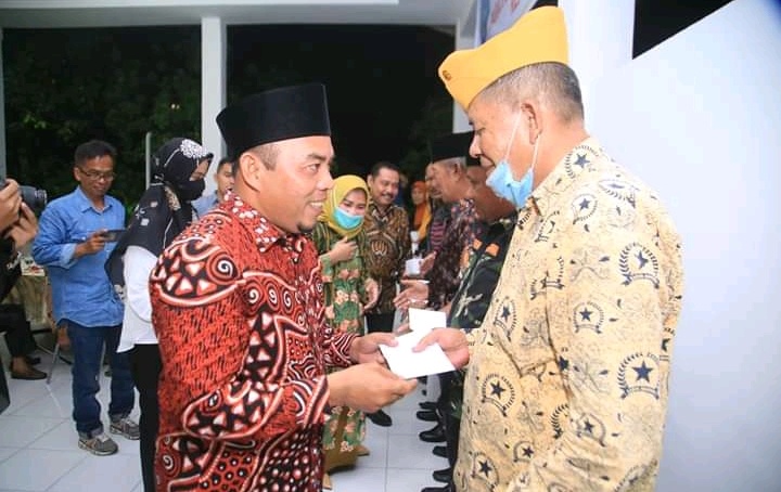 Sambut HUT RI ke- 75, Bupati Labuhanbatu Silaturahmi Bersama Legiun Veteran Labuhanbatu