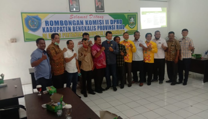 Dinas Pertanian Labuhanbatu Terima Kunker DPRD Kabupaten Bengkalis