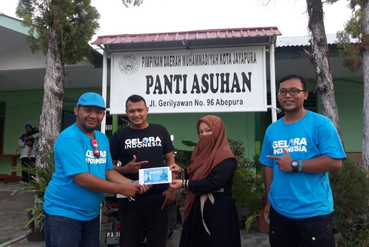 Sebagai Bentuk Sosialisasi DPW Partai Gelora Kunjungi Panti Asuhan di Kota Jayapura