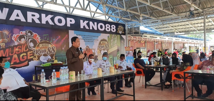 Pjs Bupati Labuhanbatu Hadiri Grend Opening Warkop KNO 88