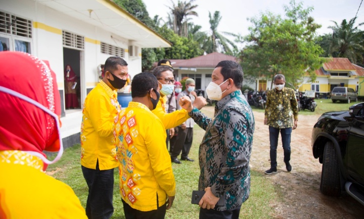 Kunker Ke Rantau Selatan, Pjs Bupati Labuhanbatu Himbau Kantor Pemerintah Tak Boleh Kosong