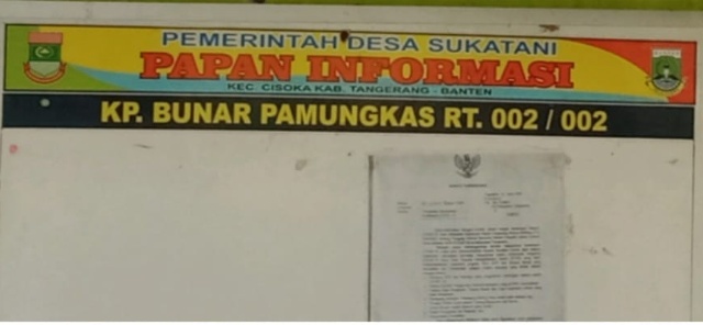 ” Bak Proyek Siluman ” Pekerjaan Paving Blok Kp Bunar Pamungkas desa Sukatani Diduga Tanpa Pengawa