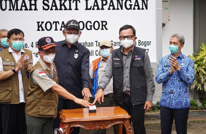 Pemkot Bogor dan BNPB Resmikan Rumah Sakit Lapangan Covid-19 