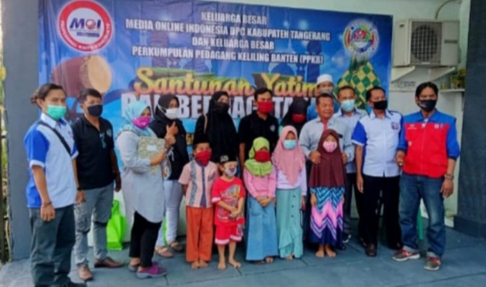 DPC MOI Kabupaten Tangerang dan DPP PPKB Berbagi Keberkahan Bersama Anak Yatim