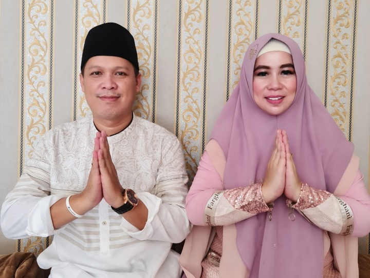 Pelaksanaan Shalat Idul Fitri di Masjid Assalamiyah, diikuti Oleh Kiwan Nuryadi Anggota DPRD Kabupaten Serang 