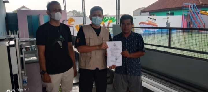 Menindak lanjuti Surat edaran dari Bupati Kabupaten Tangerang, Camat Jayanti Perintahkan Satpol PP Kecamatan S