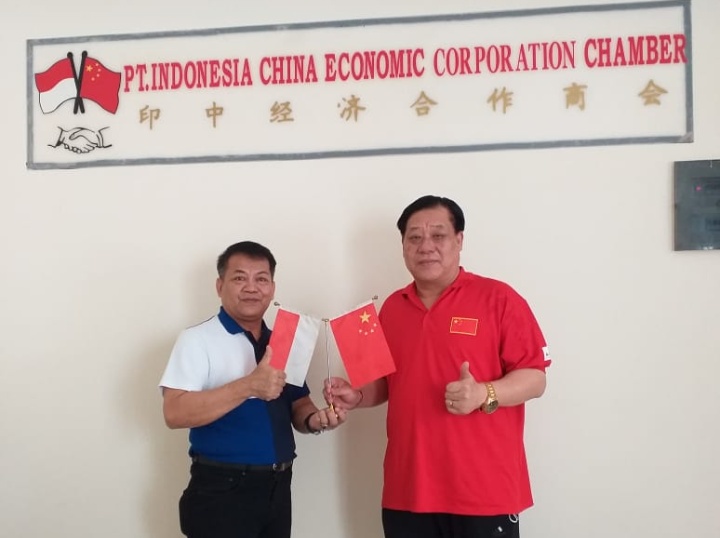 Zhang Zhixiang (ICECC) Siap Bekerjasama Dengan Bustan Pinrang (Ketum PUKM)