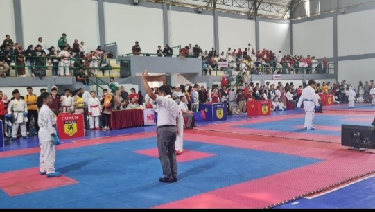 Danramil 0219/Cikande Sekaligus Ketua Umum Inkai Banten Dampingi Walikota Tangerang Buka Kejuaraan Liga Karate