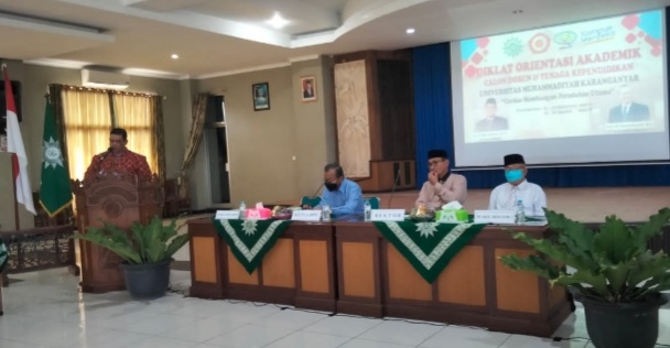 Universitas Muhammadiyah Karanganyar (UMUKA) menggelar Diklat Orientasi Akademik Universitas untuk Dosen dan T