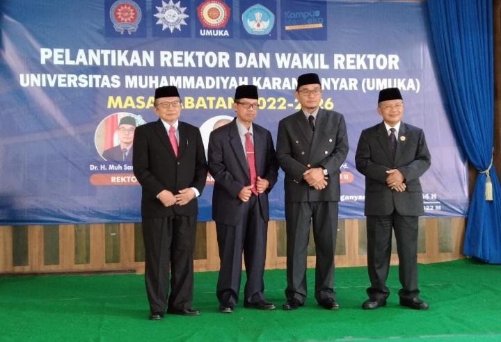 Pelantikan Rektor dan Wakil Rektor UMUKA Periode 2022-2026 Sudah Resmi dan Disahkan 