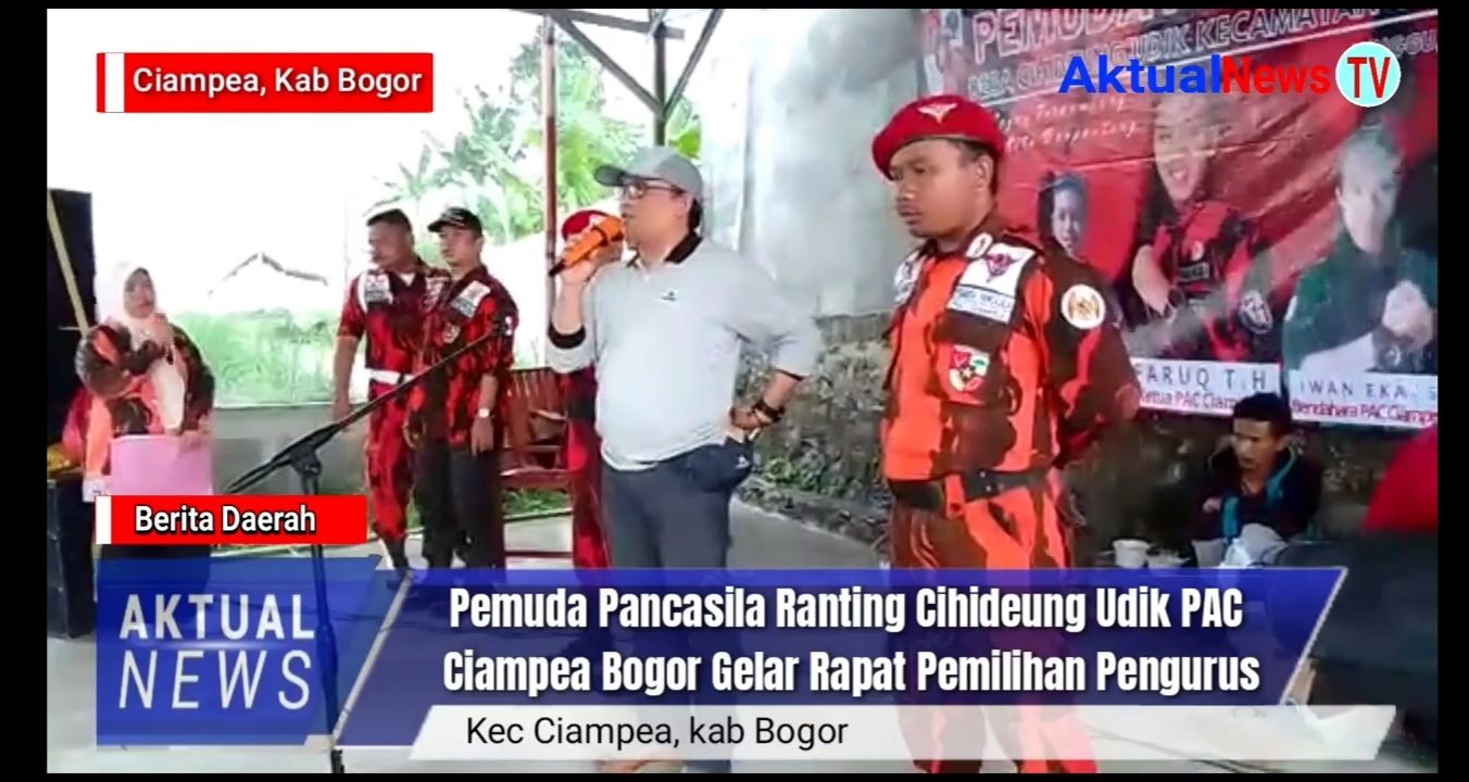 Pemuda Pancasila Ranting Cihideung Udik PAC Ciampea Bogor Gelar Rapat Pemilihan Pengurus