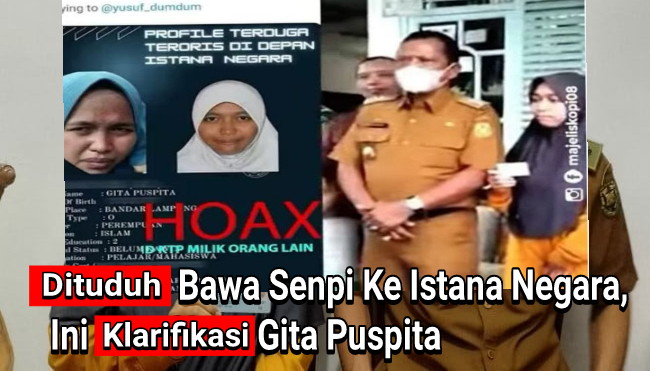 Dituduh Bawa Senpi Ke Istana Negara, Ini Klarifikasi Gita Puspita