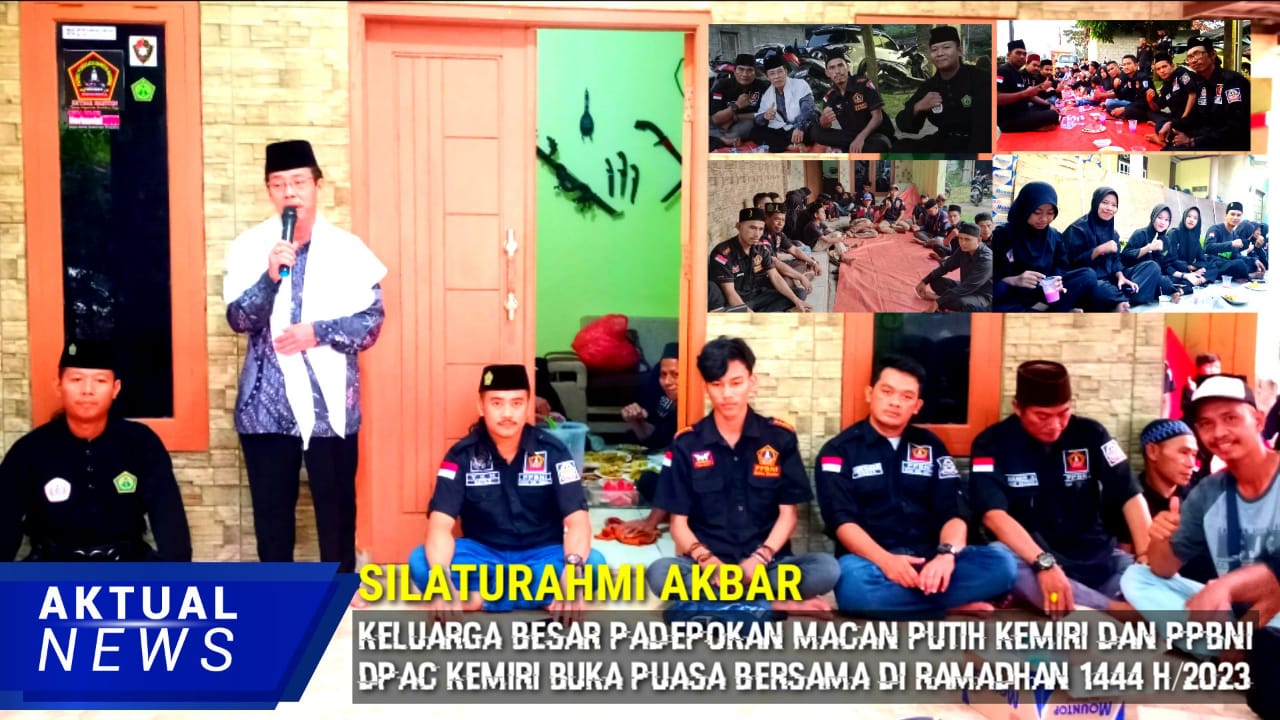 Bangun Semangat Persatuan PPSTB Padepokan Macan Putih dan PPBNI DPAC Kemiri Adakan Buka Puasa Bersama